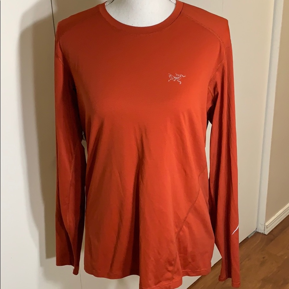 Arc'teryx Men's Orange Long Sleeve Shirt